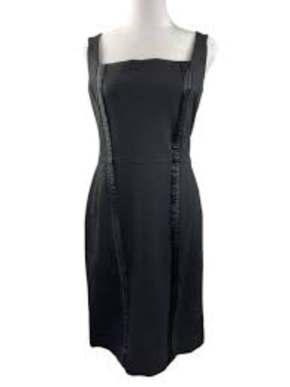 Banana Republic Black Sheath/Cocktail Dress, Size 2, EUC - Picture 3 of 4